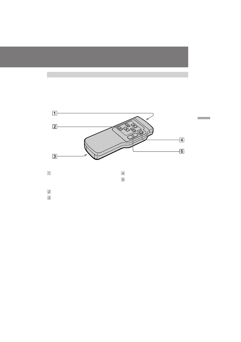 Remote commander | Sony CCD-TRV211 User Manual | Page 51 / 56
