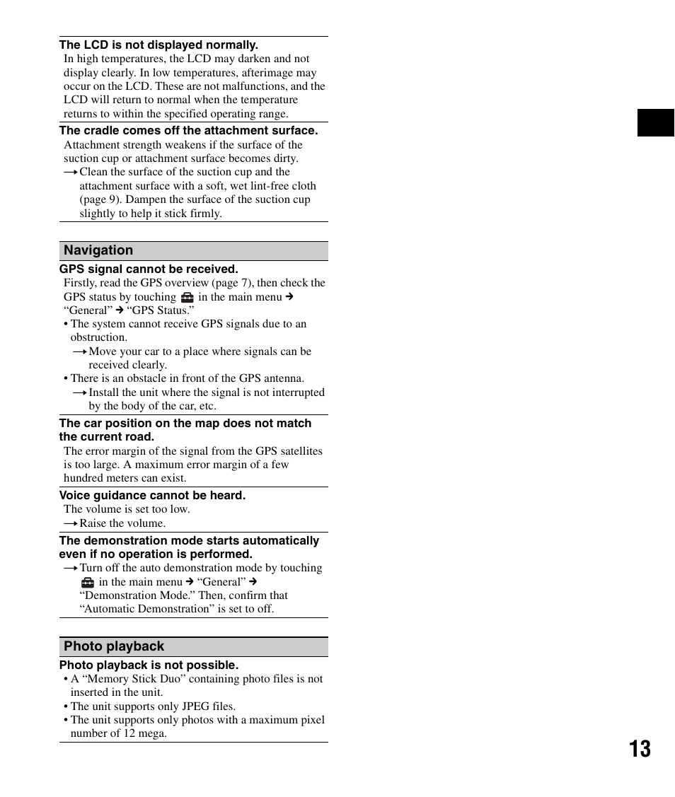 Sony NV-U44 User Manual | Page 13 / 44