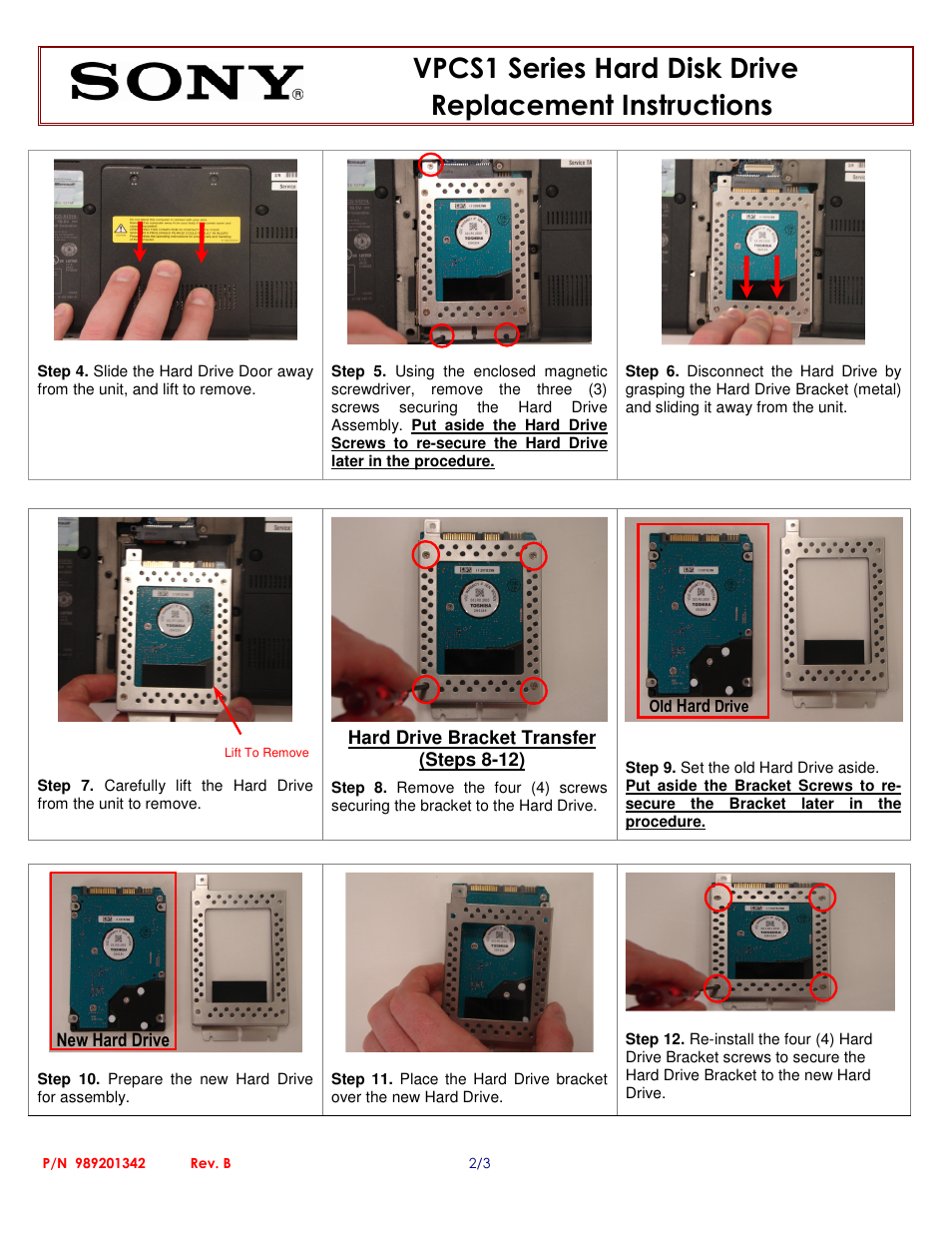 Sony VPCS13AGX User Manual | Page 2 / 3