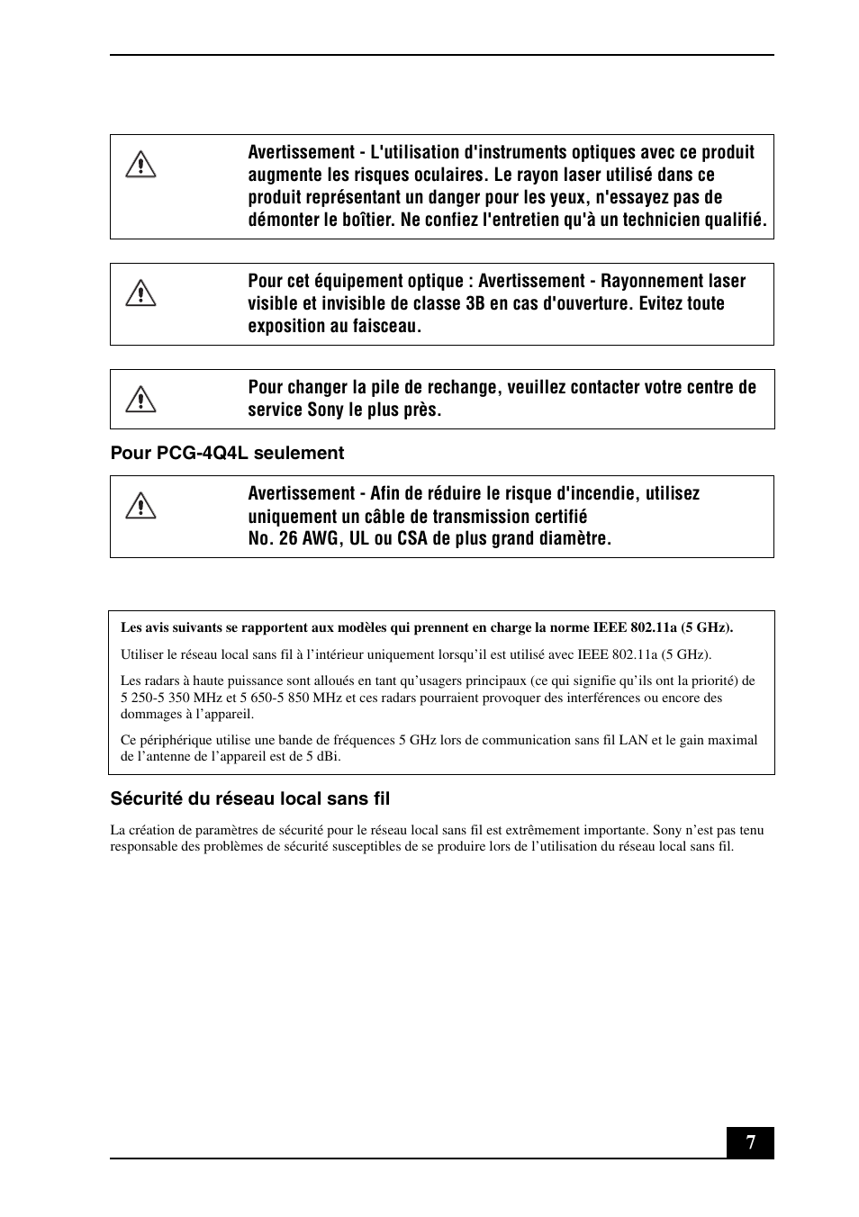 Sony VGN-TT130N User Manual | Page 7 / 28