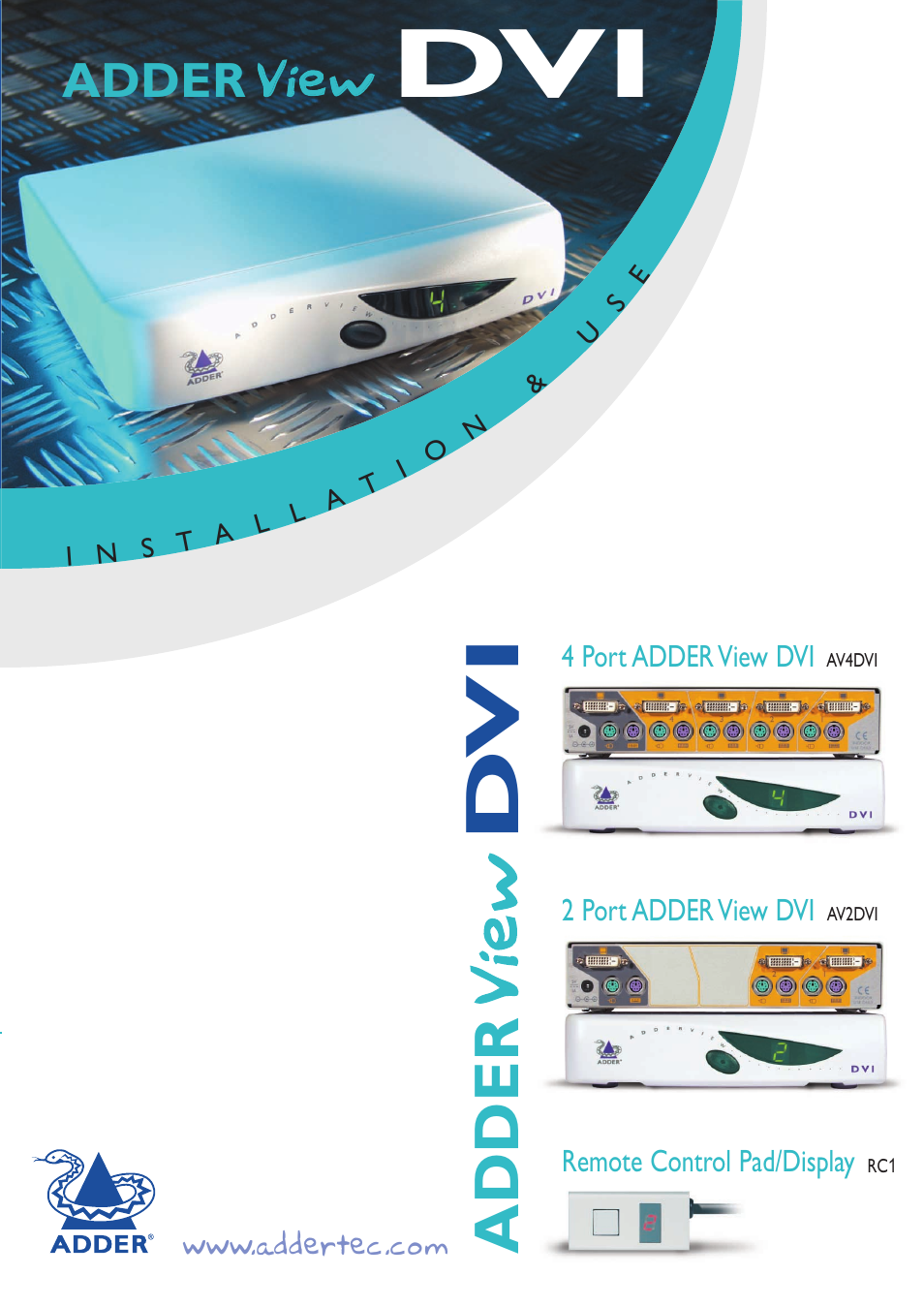 Adder Technology RC1 User Manual | 48 pages