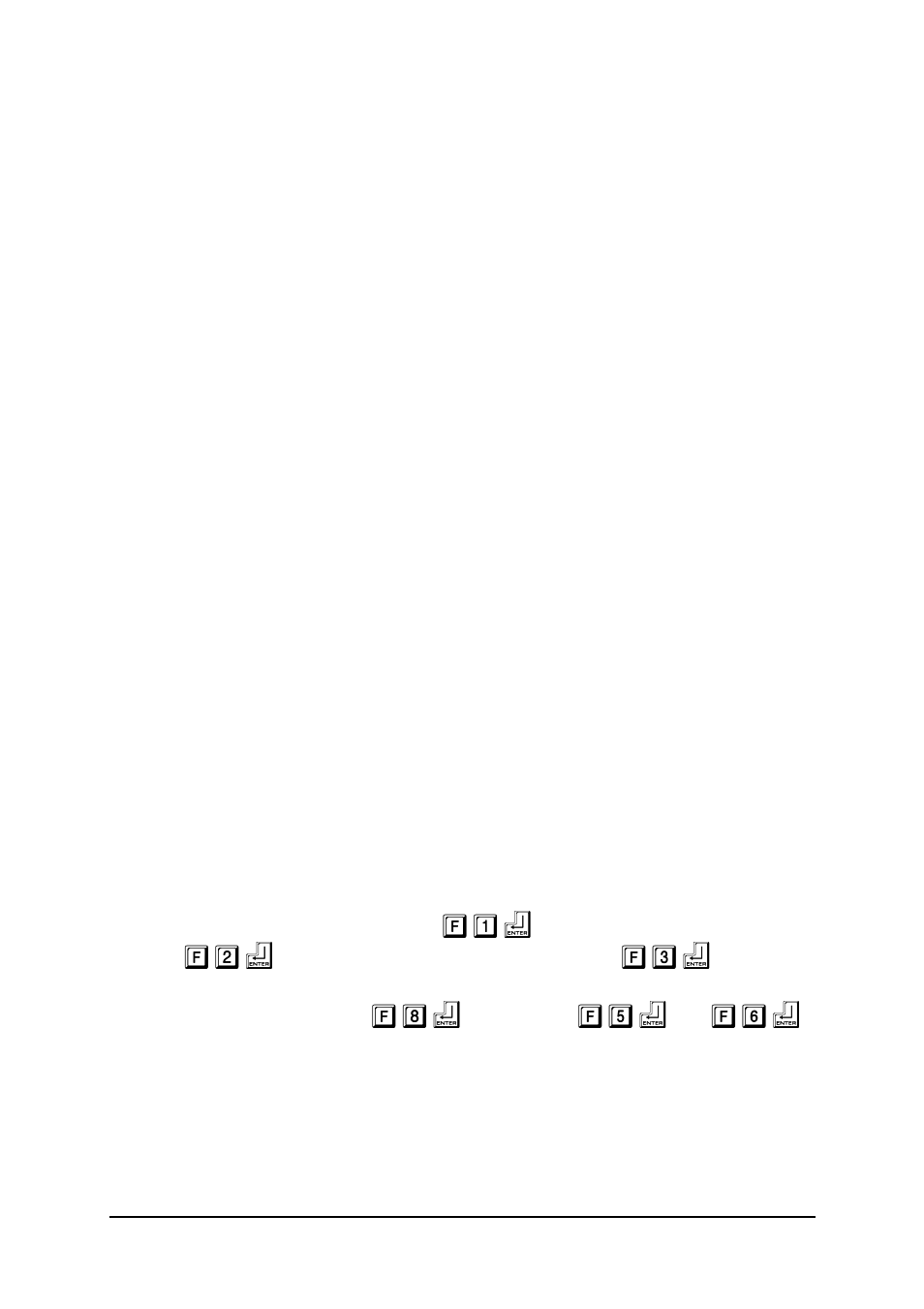 F1 f1f f, F2 f2f f, F3 f3f f | F8 f8f f, F5 f5f f, F6 f6f f | Adder Technology RC1 User Manual | Page 39 / 48