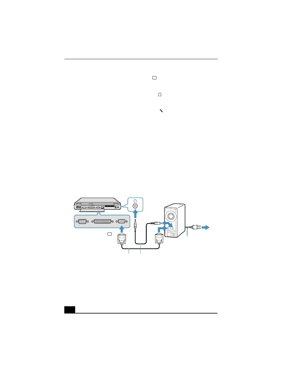 To connect a projector | Sony PCG-FX310P User Manual | Page 54 / 136