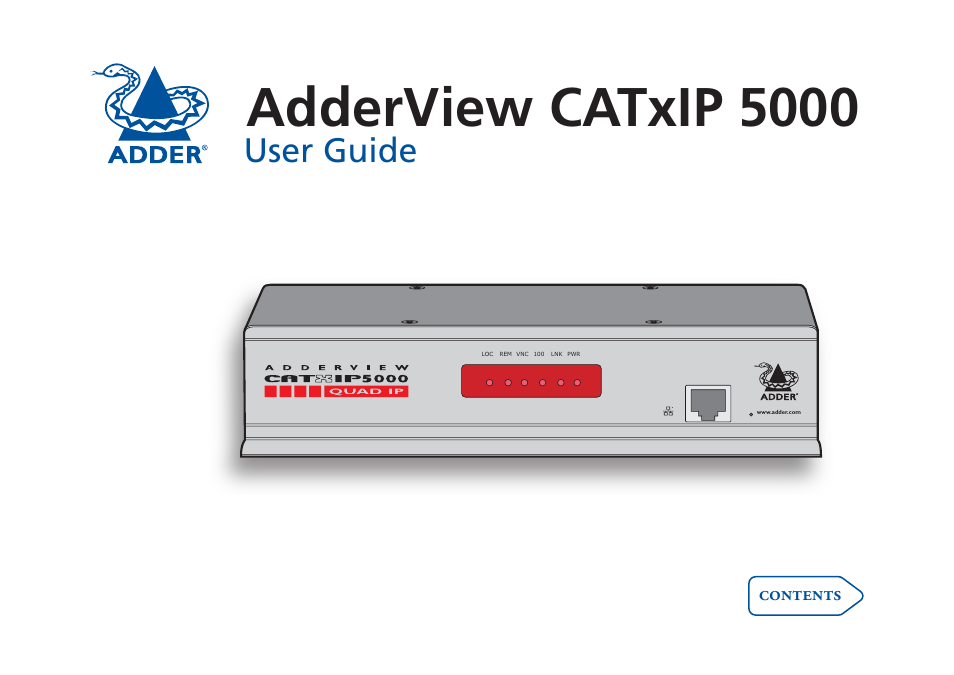 Adder Technology 5000 User Manual | 94 pages