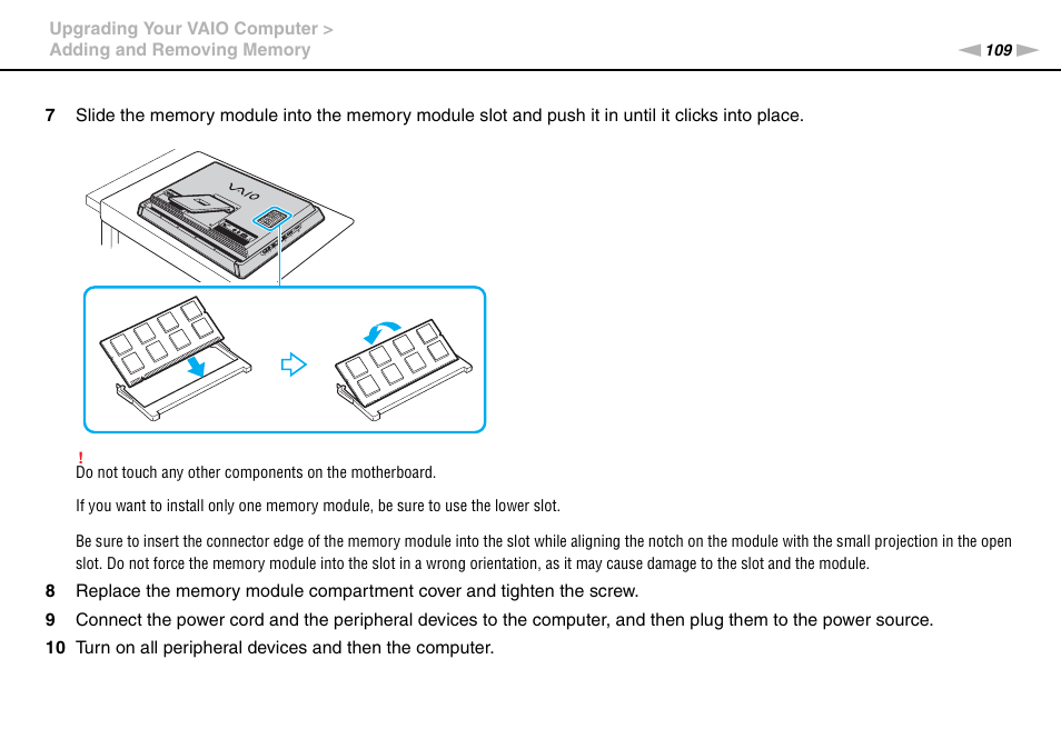 Sony VPCL112GX User Manual | Page 109 / 164