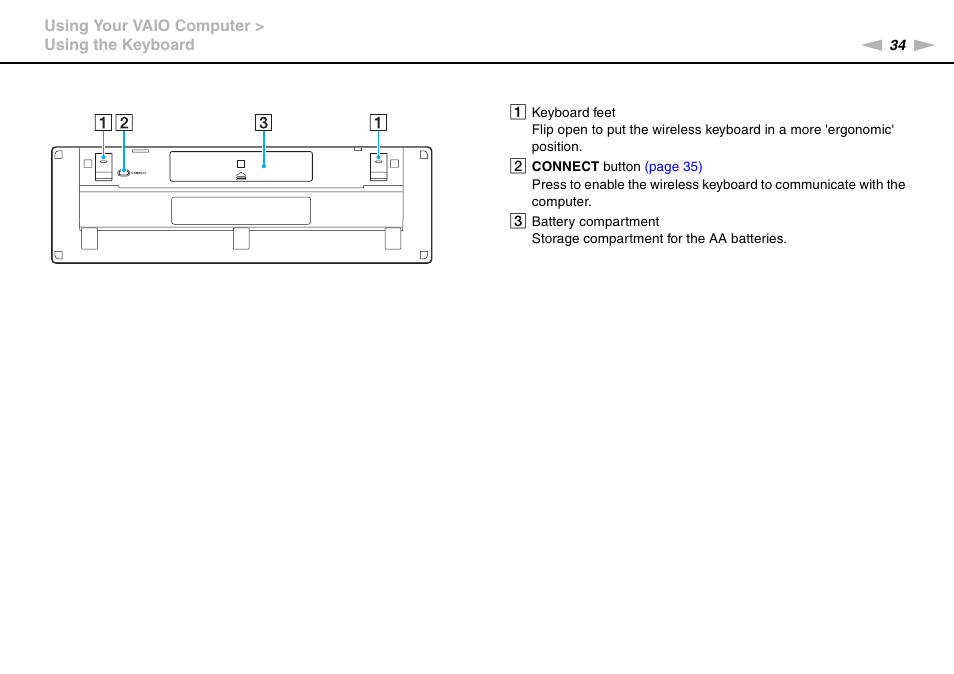 Sony VPCL112GX User Manual | Page 34 / 164