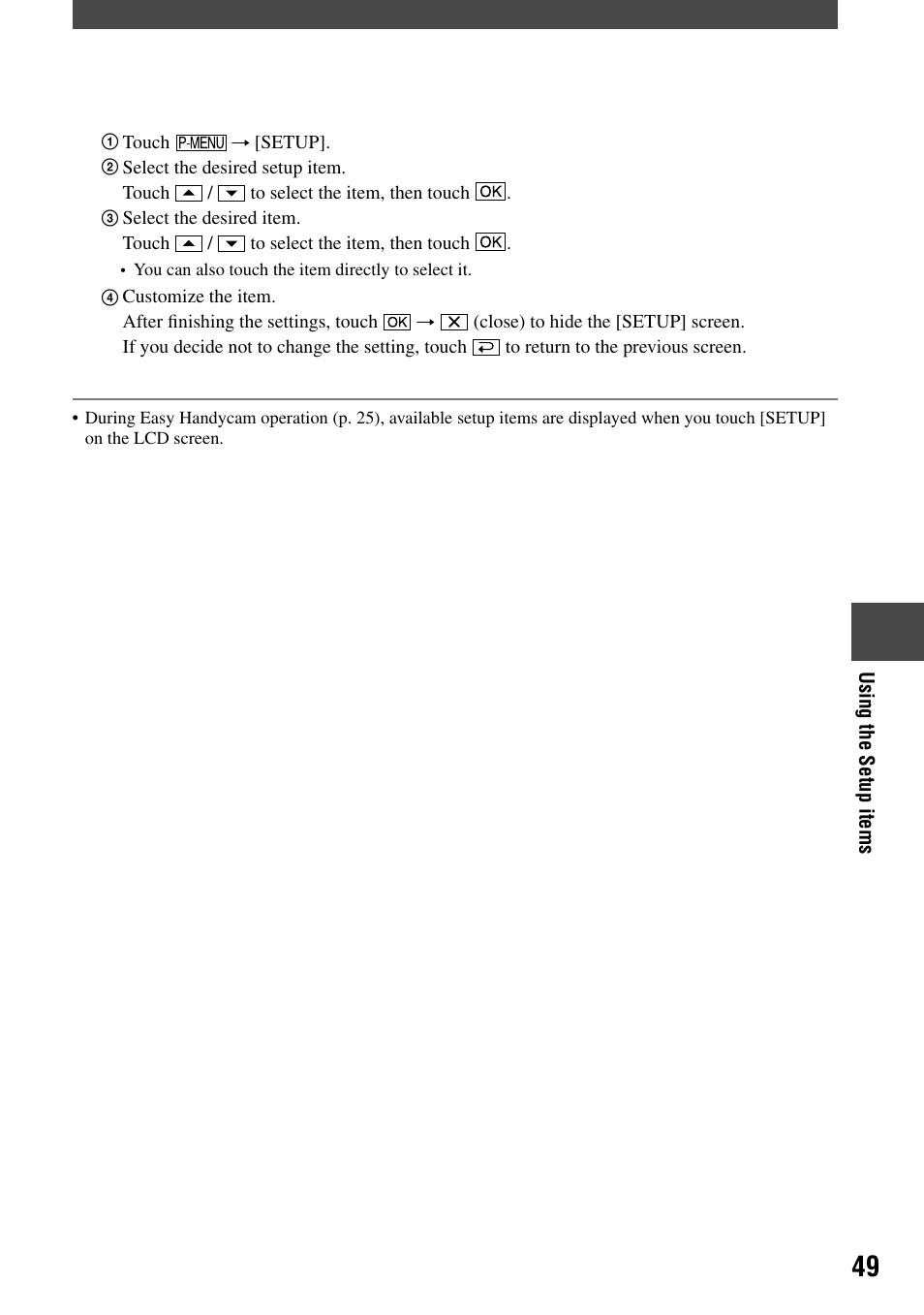 Sony DCR-DVD7 User Manual | Page 49 / 112