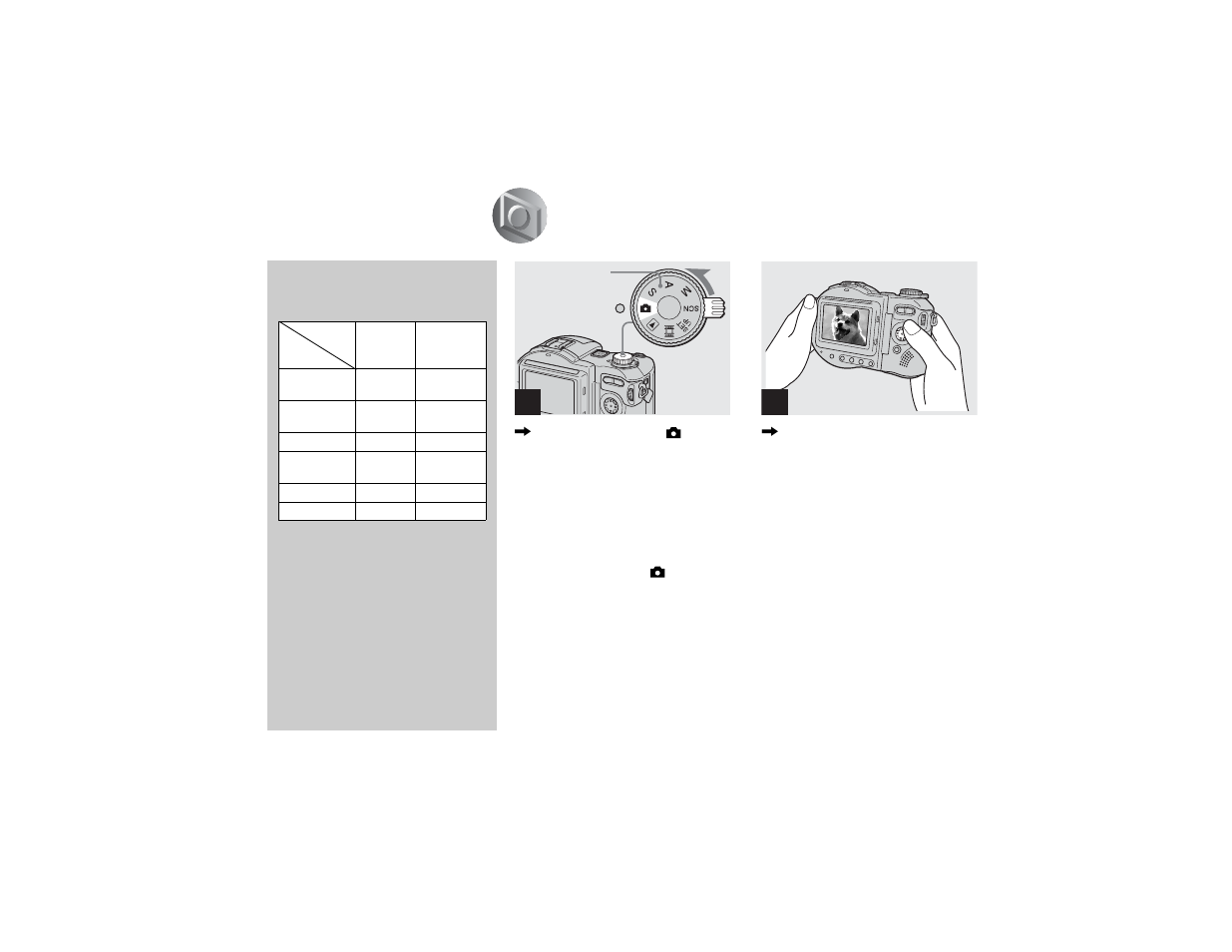 Basic still image shooting (using auto, Adjustment mode) | Sony MVC-CD400 User Manual | Page 24 / 132