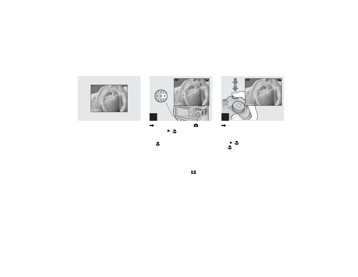 Shooting close-ups (macro) | Sony MVC-CD400 User Manual | Page 28 / 132