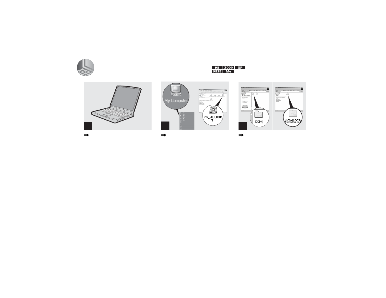 Viewing images through a disc drive | Sony MVC-CD400 User Manual | Page 48 / 132