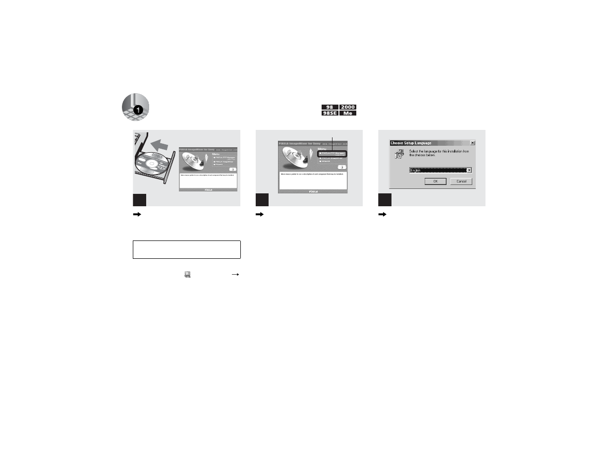 1 installing pixela ptp manager, 1installing pixela ptp manager | Sony MVC-CD400 User Manual | Page 52 / 132