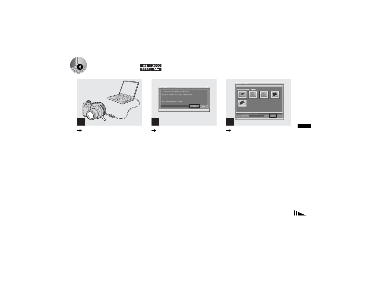 4 copying images, 57 a, 4copying images | Sony MVC-CD400 User Manual | Page 57 / 132
