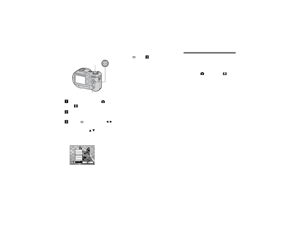 Adjusting the exposure, Ev adjustment | Sony MVC-CD400 User Manual | Page 70 / 132