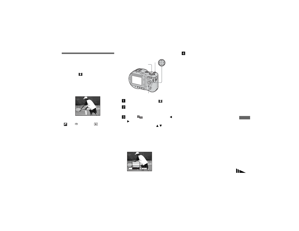 Shooting in multi burst mode, Multi burst | Sony MVC-CD400 User Manual | Page 79 / 132