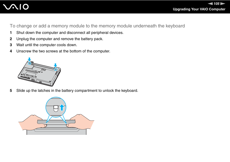 Sony VGN-S570P User Manual | Page 105 / 182