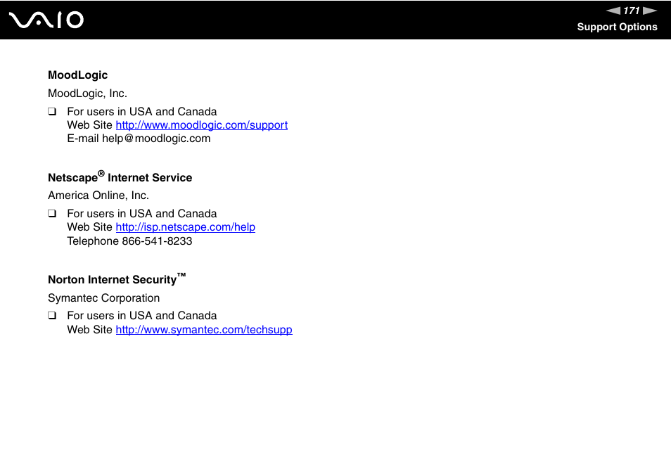 Sony VGN-S570P User Manual | Page 171 / 182