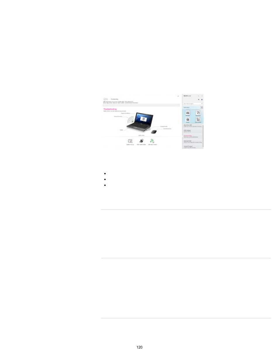 Finding support information, About the start screen and menu | Sony SVE11125CXB User Manual | Page 120 / 361