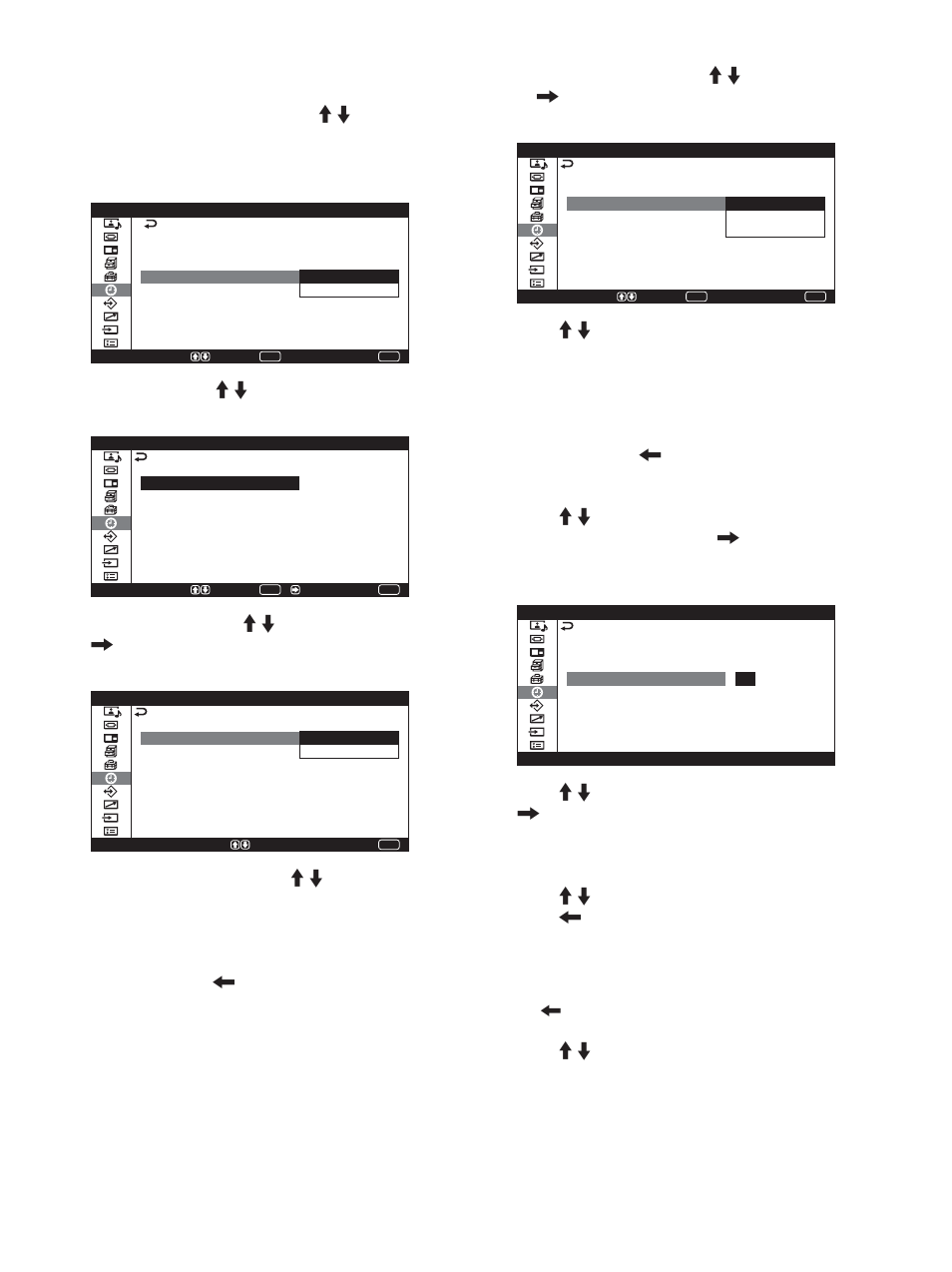 On/off timer function | Sony PFM-42X1S User Manual | Page 103 / 376