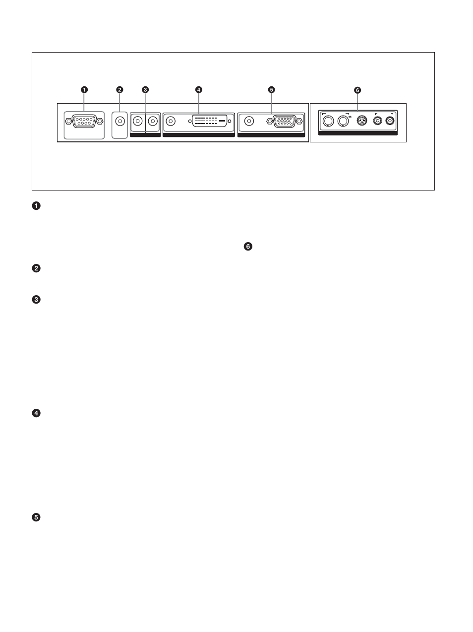 Panneau des connecteurs | Sony PFM-42X1S User Manual | Page 117 / 376