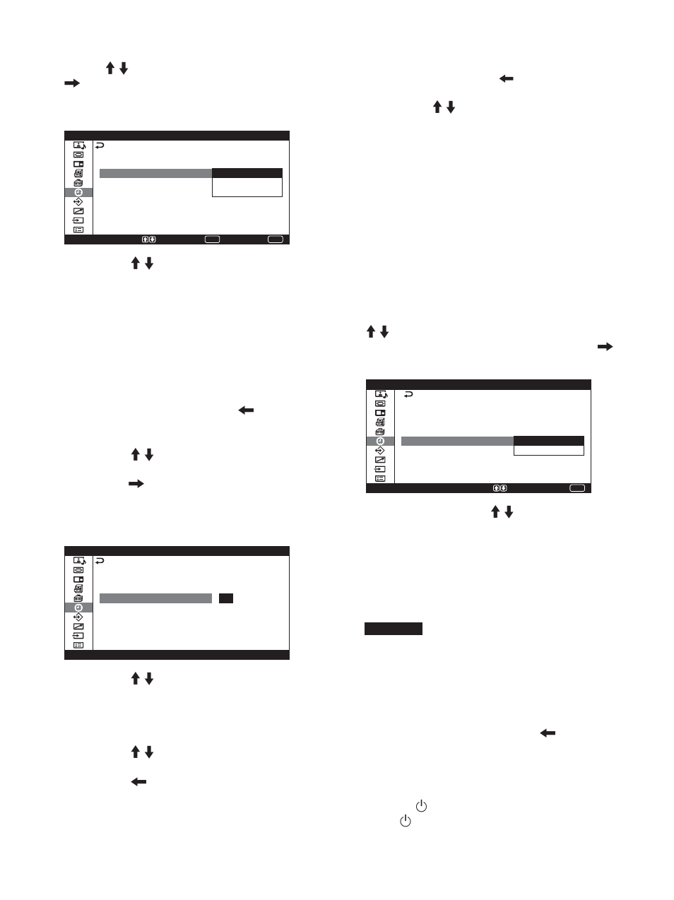 Fonction d’économie d’énergie (mode eco) | Sony PFM-42X1S User Manual | Page 157 / 376