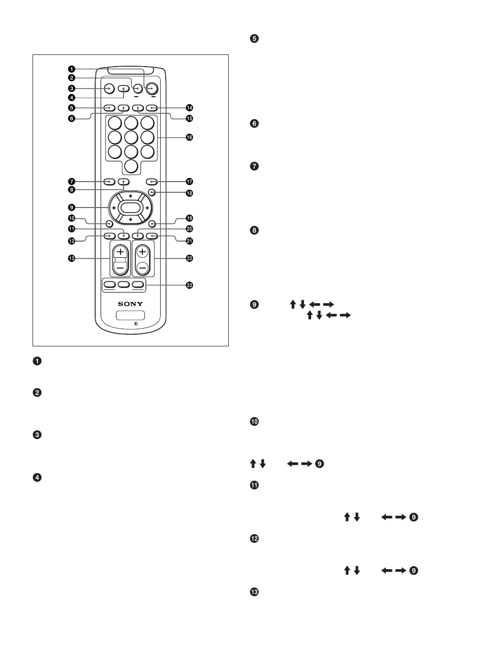 Fernbedienung rm-971 | Sony PFM-42X1S User Manual | Page 173 / 376