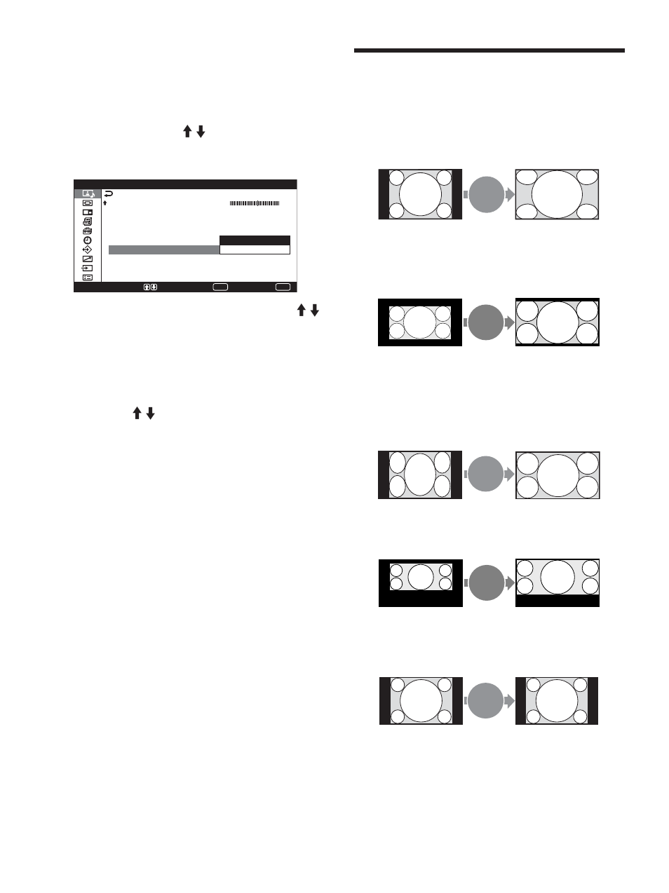 Bildvergrößerung | Sony PFM-42X1S User Manual | Page 196 / 376