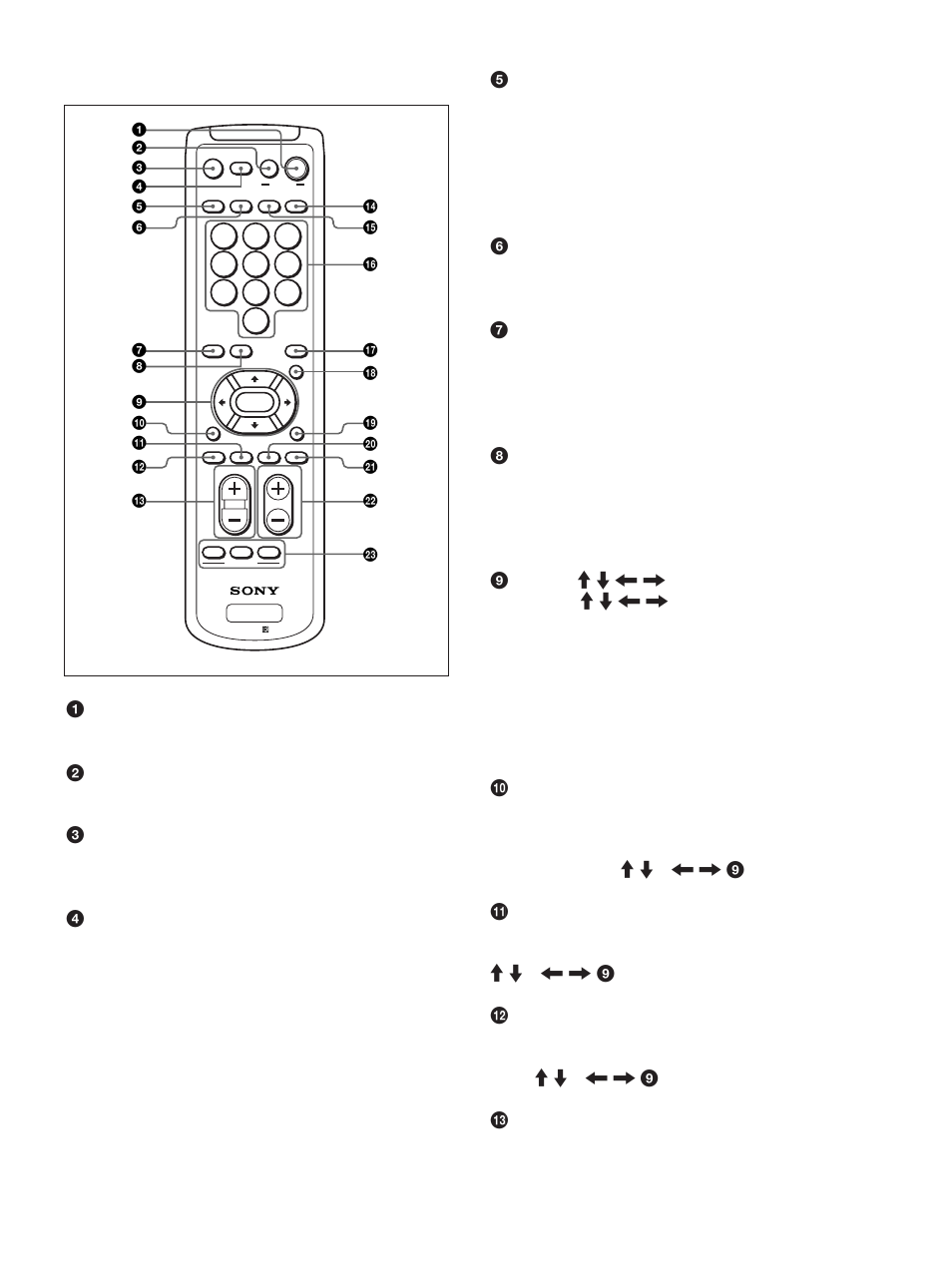 Control remoto rm-971 | Sony PFM-42X1S User Manual | Page 227 / 376