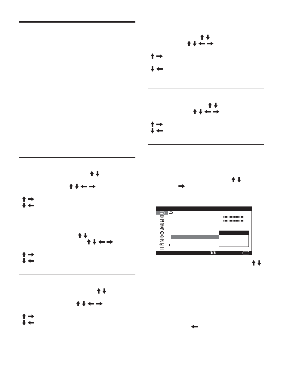 Ajuste de la imagen | Sony PFM-42X1S User Manual | Page 247 / 376