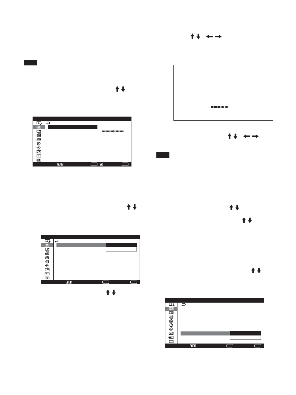 Regolazione dei pixel | Sony PFM-42X1S User Manual | Page 306 / 376