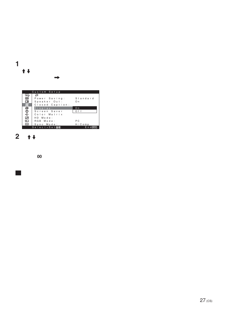 输入信号、图像模式和显示器状态信息 | Sony PFM-42X1S User Manual | Page 349 / 376