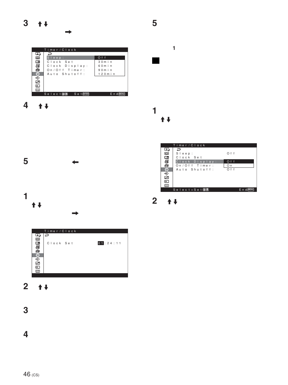 调整时间, 显示时间 | Sony PFM-42X1S User Manual | Page 368 / 376