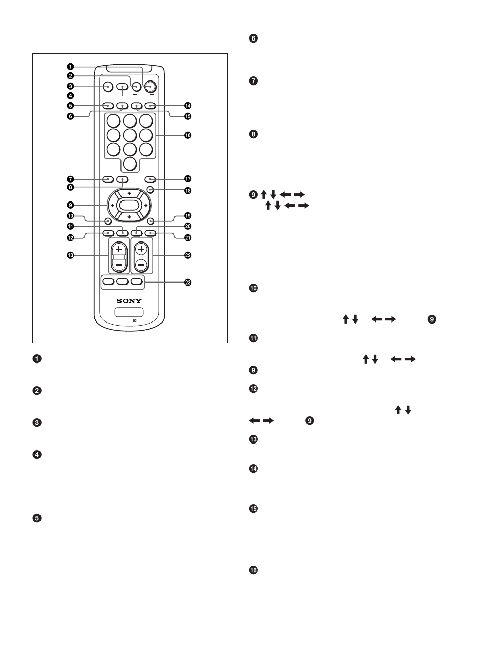 Remote commander rm-971 | Sony PFM-42X1S User Manual | Page 67 / 376