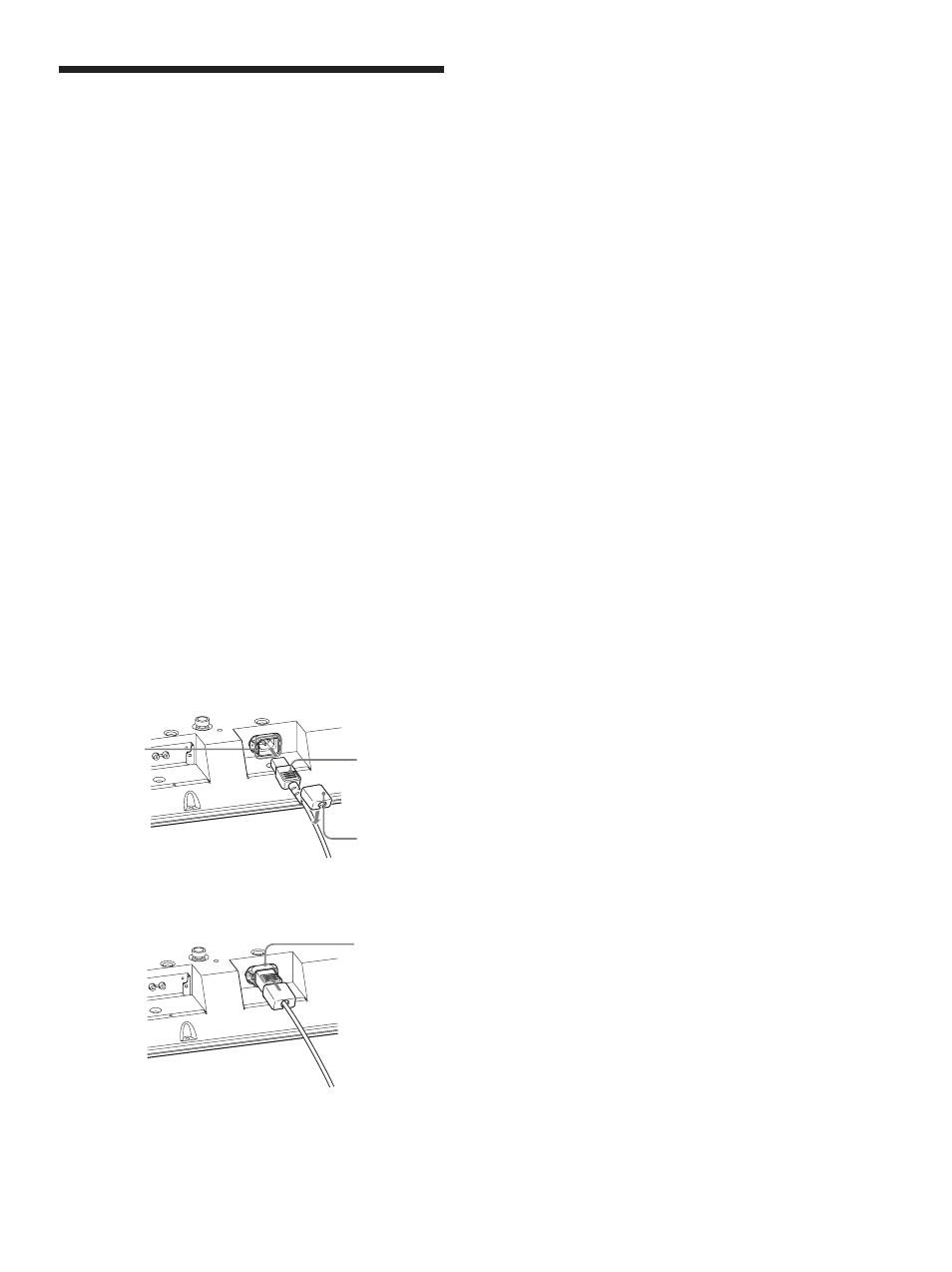 Connections, Connecting the speakers, Connecting the ac power cord | Sony PFM-42X1S User Manual | Page 71 / 376