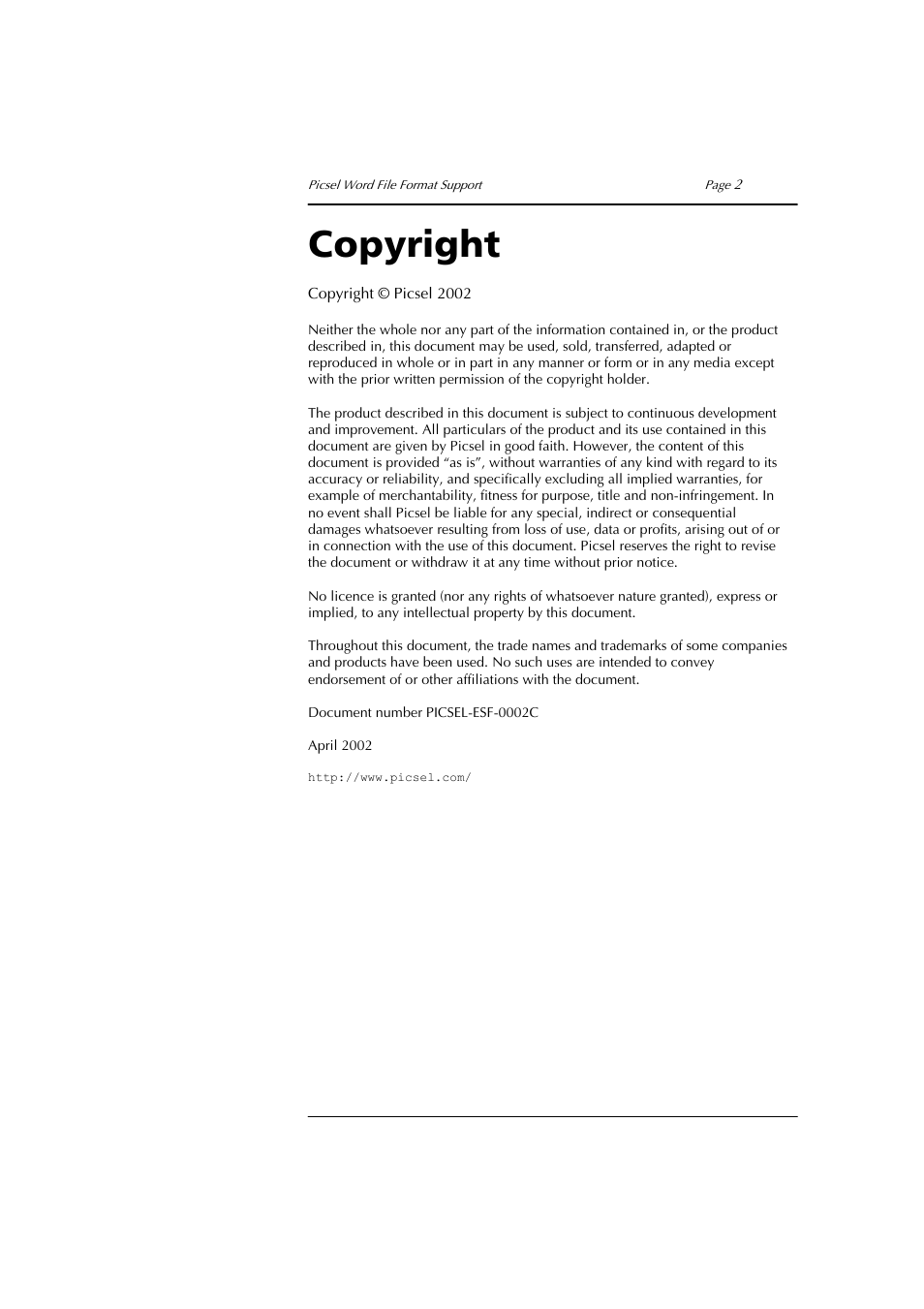 Copyright | Sony PEG-NZ90 User Manual | Page 2 / 8