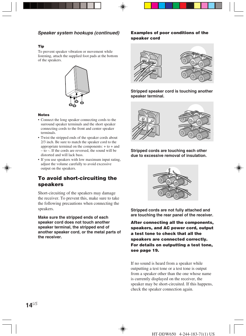 Sony HT-DDW650 User Manual | Page 14 / 48