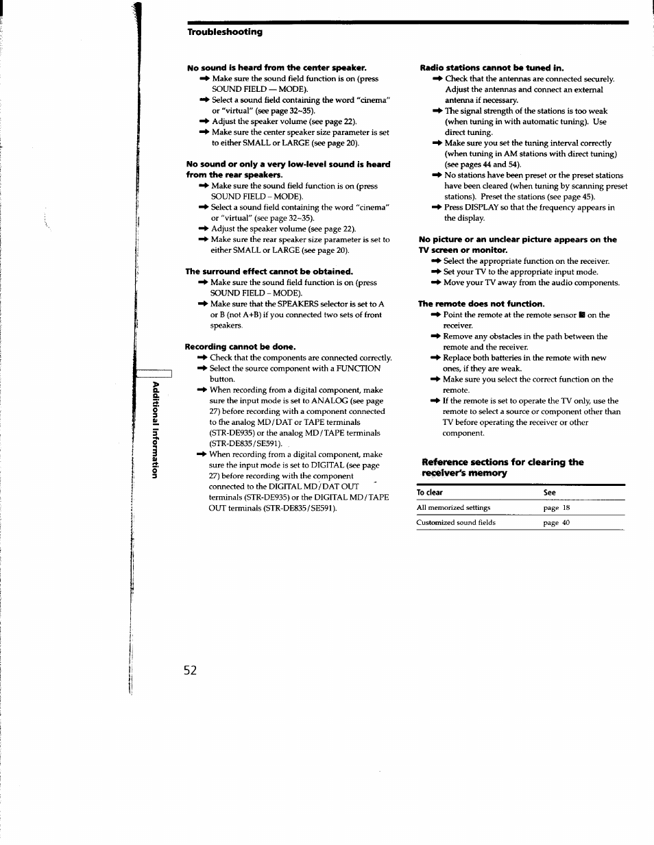 Sony STR-DE935 User Manual | Page 50 / 56