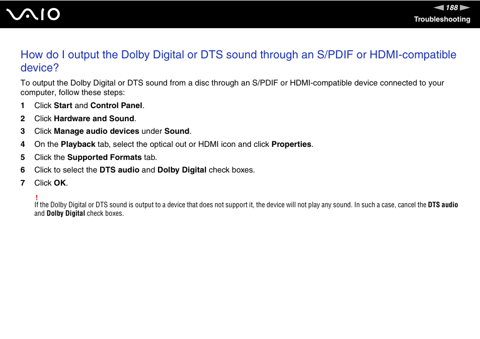 Sony VGN-AR670N1 User Manual | Page 188 / 207
