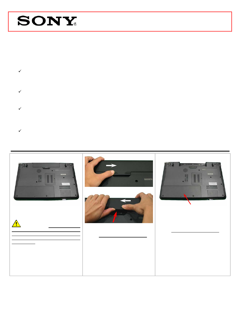 Sony VGN-AW360J User Manual | 2 pages