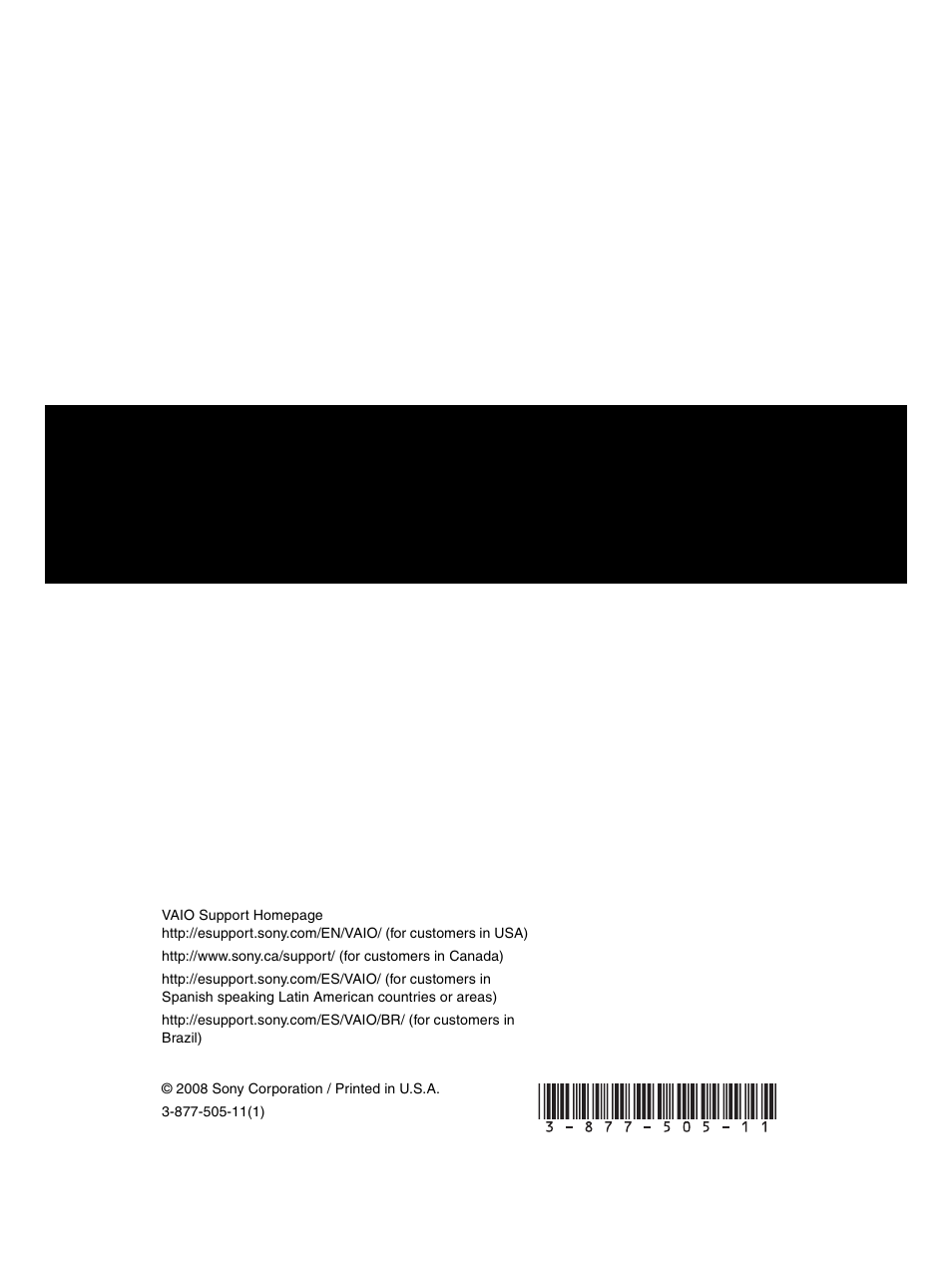 Sony VGN-BZ562N User Manual | Page 20 / 20