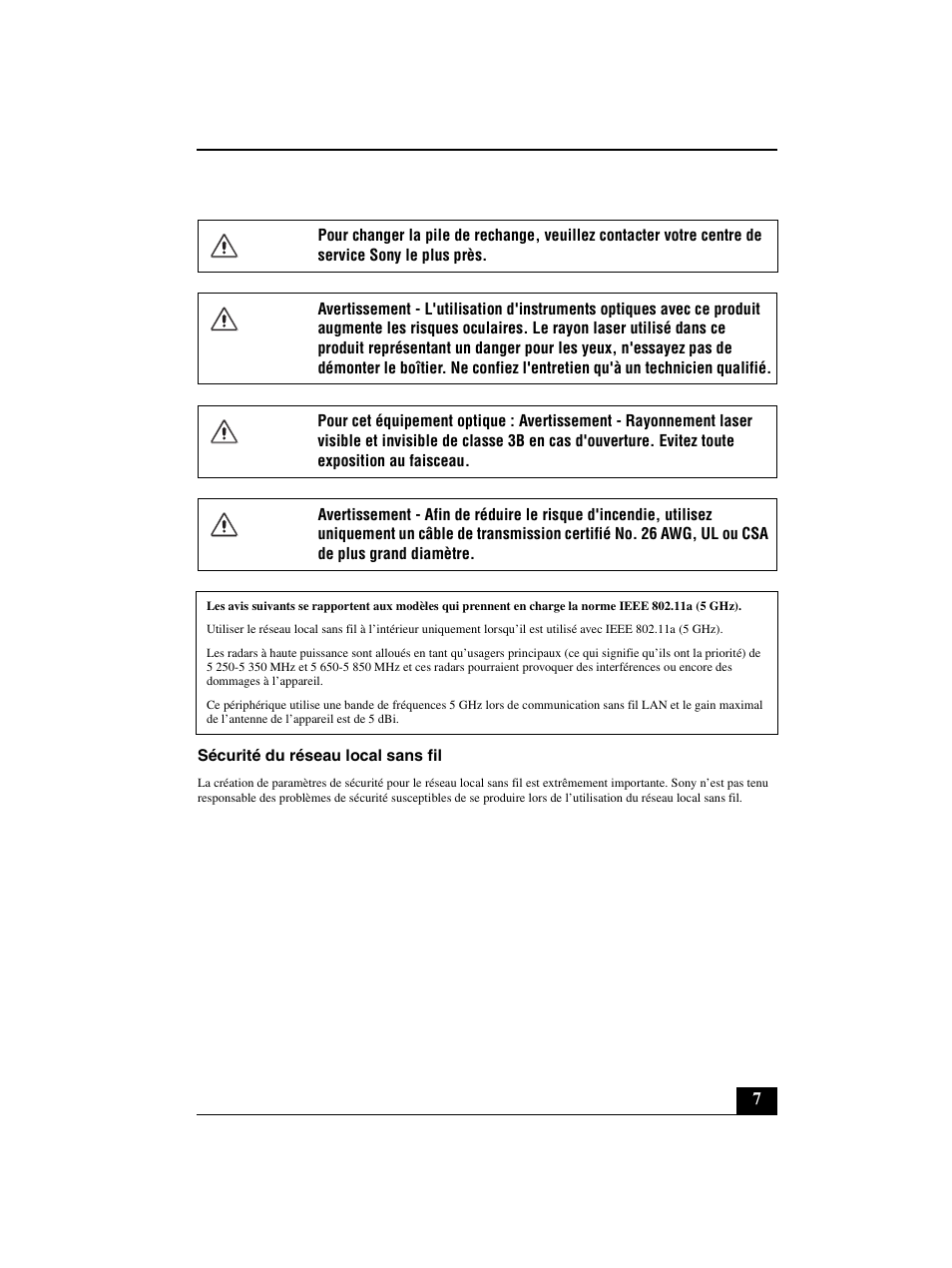 Sony VGN-BZ562N User Manual | Page 7 / 20