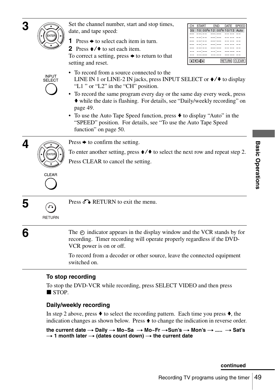 Sony SLV-D560P User Manual | Page 49 / 128