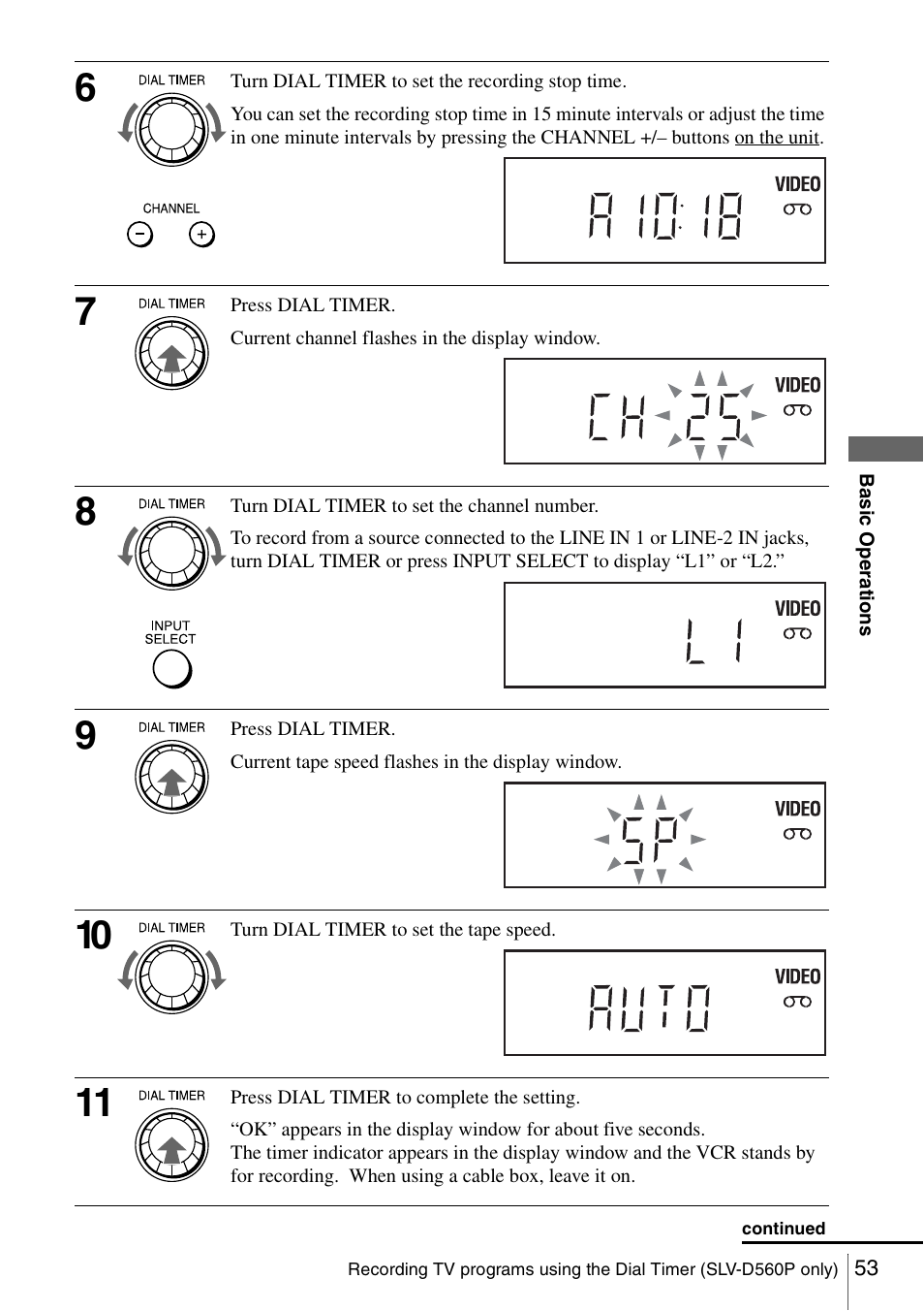 Sony SLV-D560P User Manual | Page 53 / 128