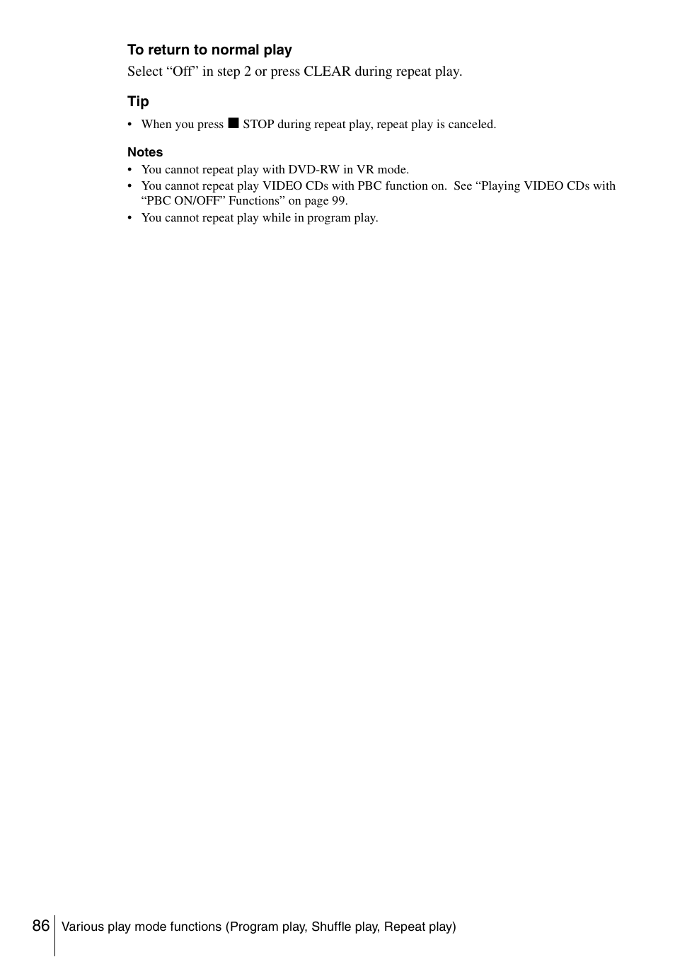 Sony SLV-D560P User Manual | Page 86 / 128