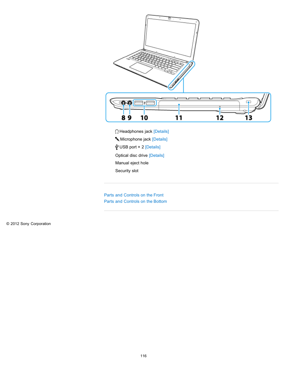 Sony SVE14A1HFXBC User Manual | Page 116 / 373