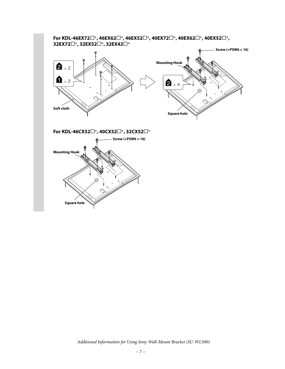 Sony KDL-46HX820 User Manual | Page 7 / 8