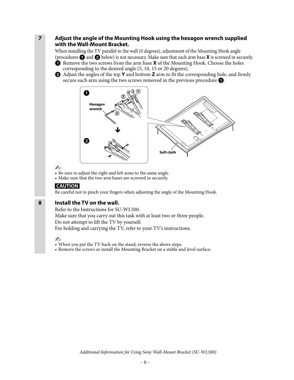 Sony KDL-46HX820 User Manual | Page 8 / 8