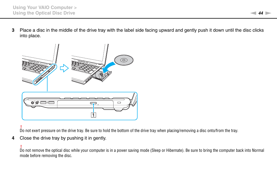 Sony VPCCB2SFX User Manual | Page 44 / 168