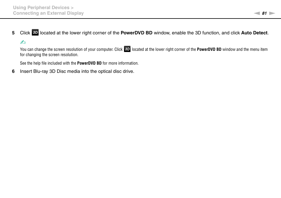 Sony VPCCB2SFX User Manual | Page 81 / 168