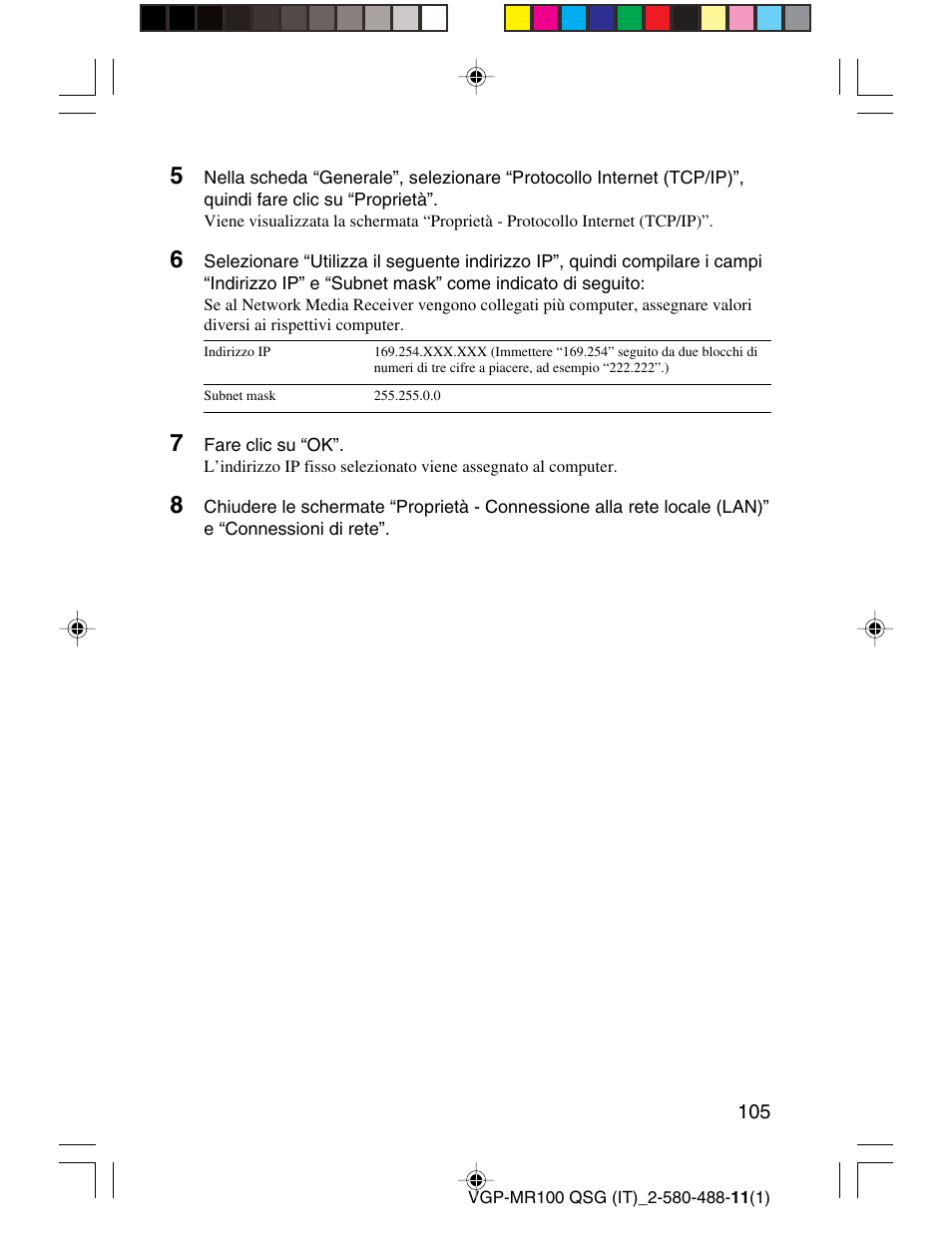 Sony VGP-MR100U User Manual | Page 105 / 143