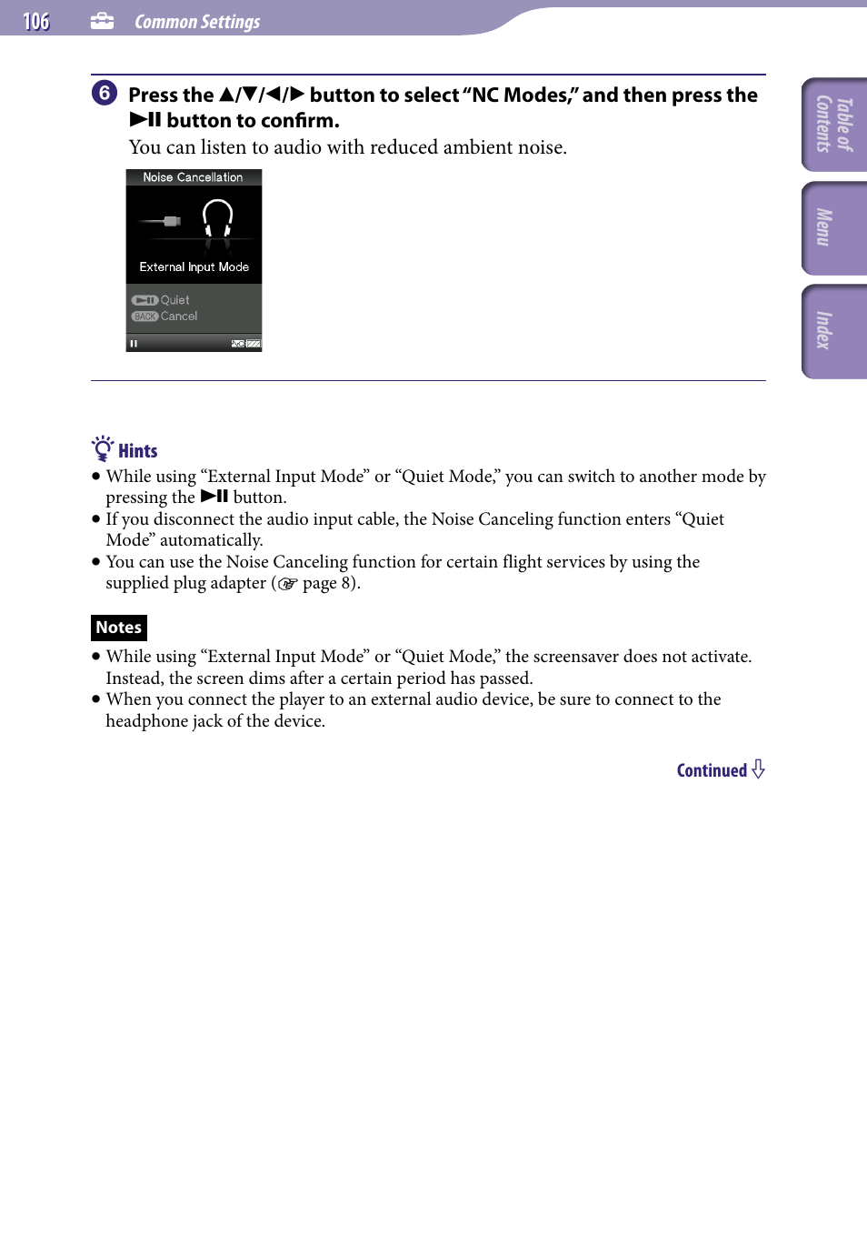 Sony NWZ-S738FBNC User Manual | Page 106 / 166